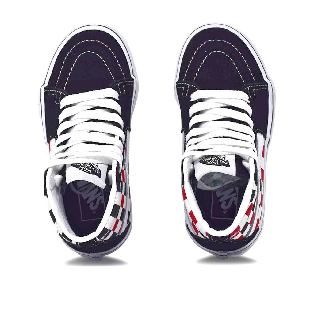 Big Kids Sk8-Hi Black/Racing Red