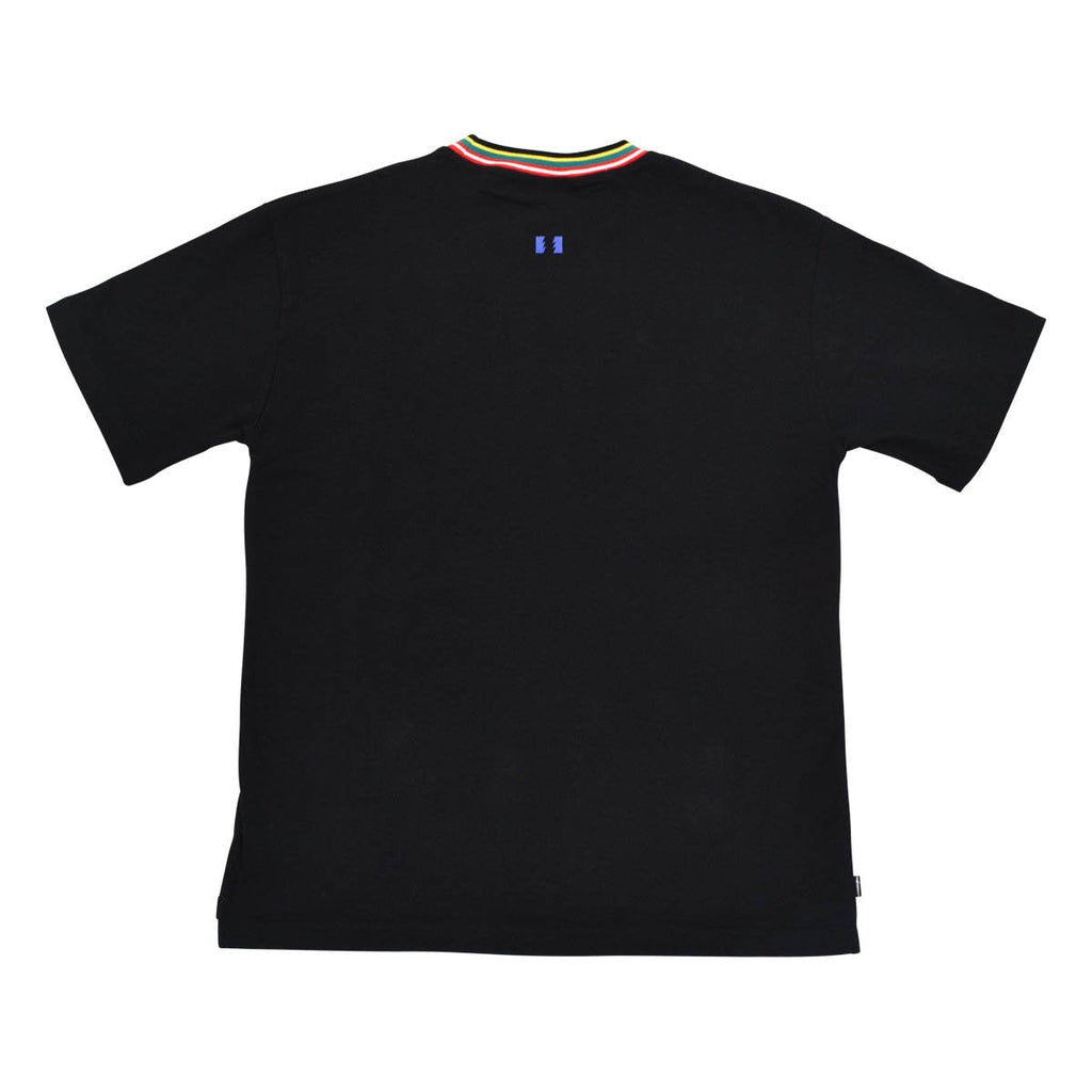 Rubber Patch Multicolor Collar Tee