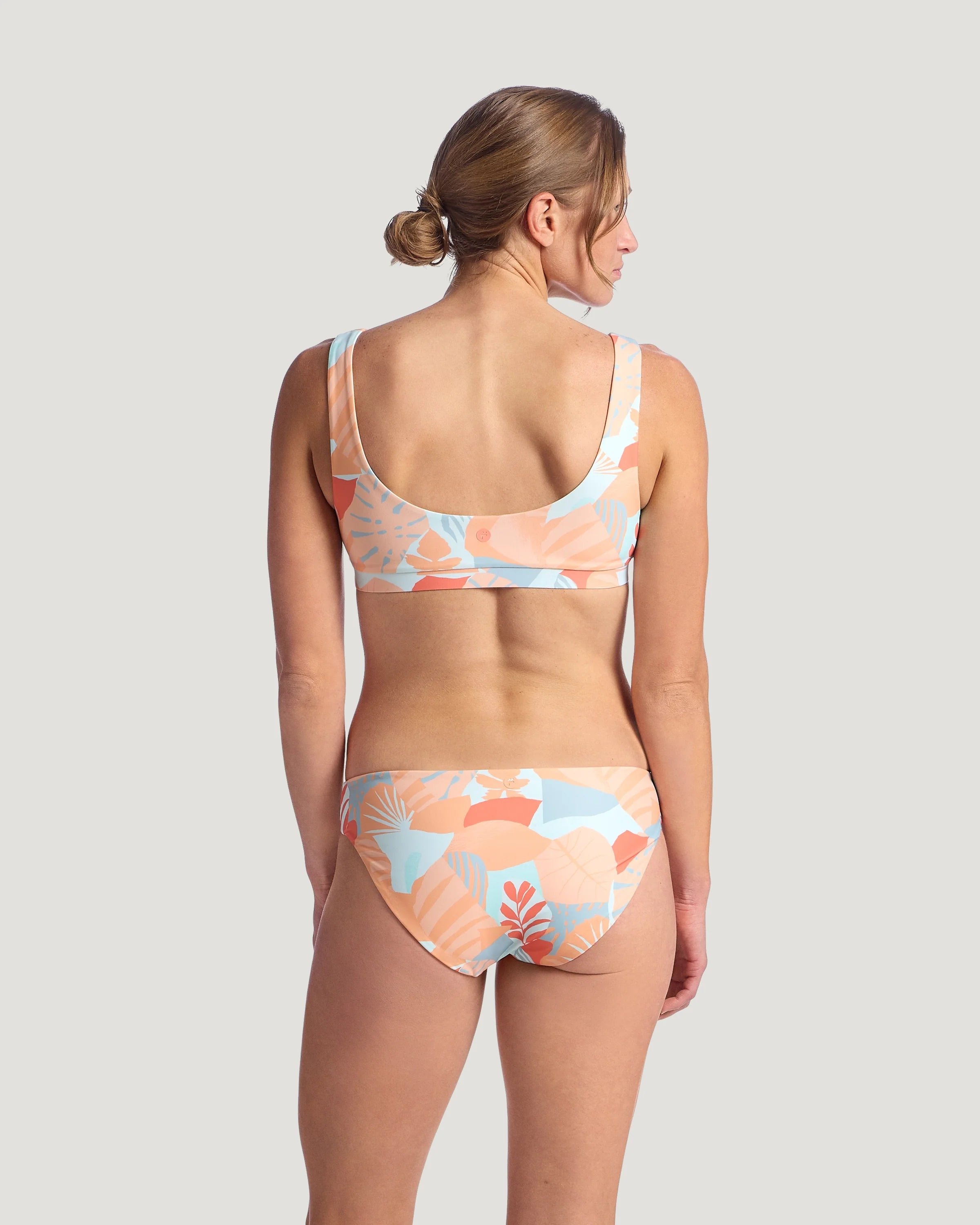 Women's Wavebound Bikini Bottom - Calypso Print Light Coral