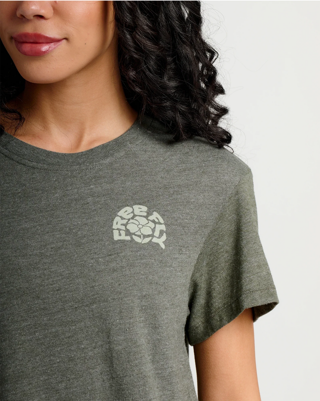 Women's Poppy Tee - Heather Dark Forest