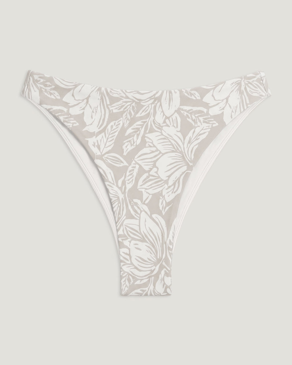 Women's Wavebound Cheeky Bikini Bottom - Nolia Floral Print Stone