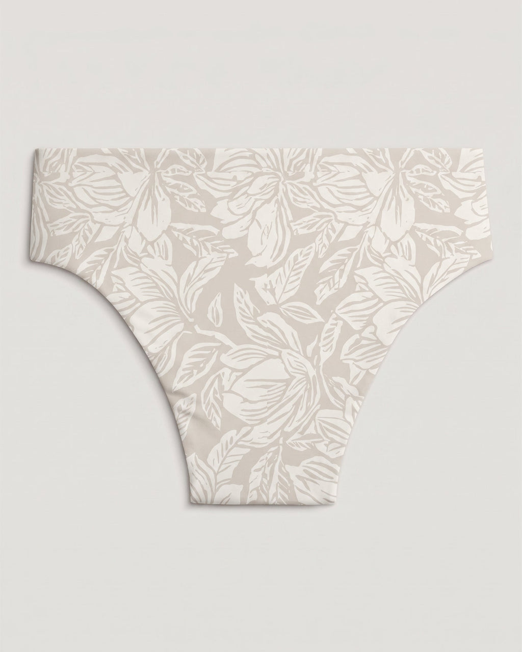 Women's Wavebound High Waisted Bikini Bottom - Nolia Floral Print Stone