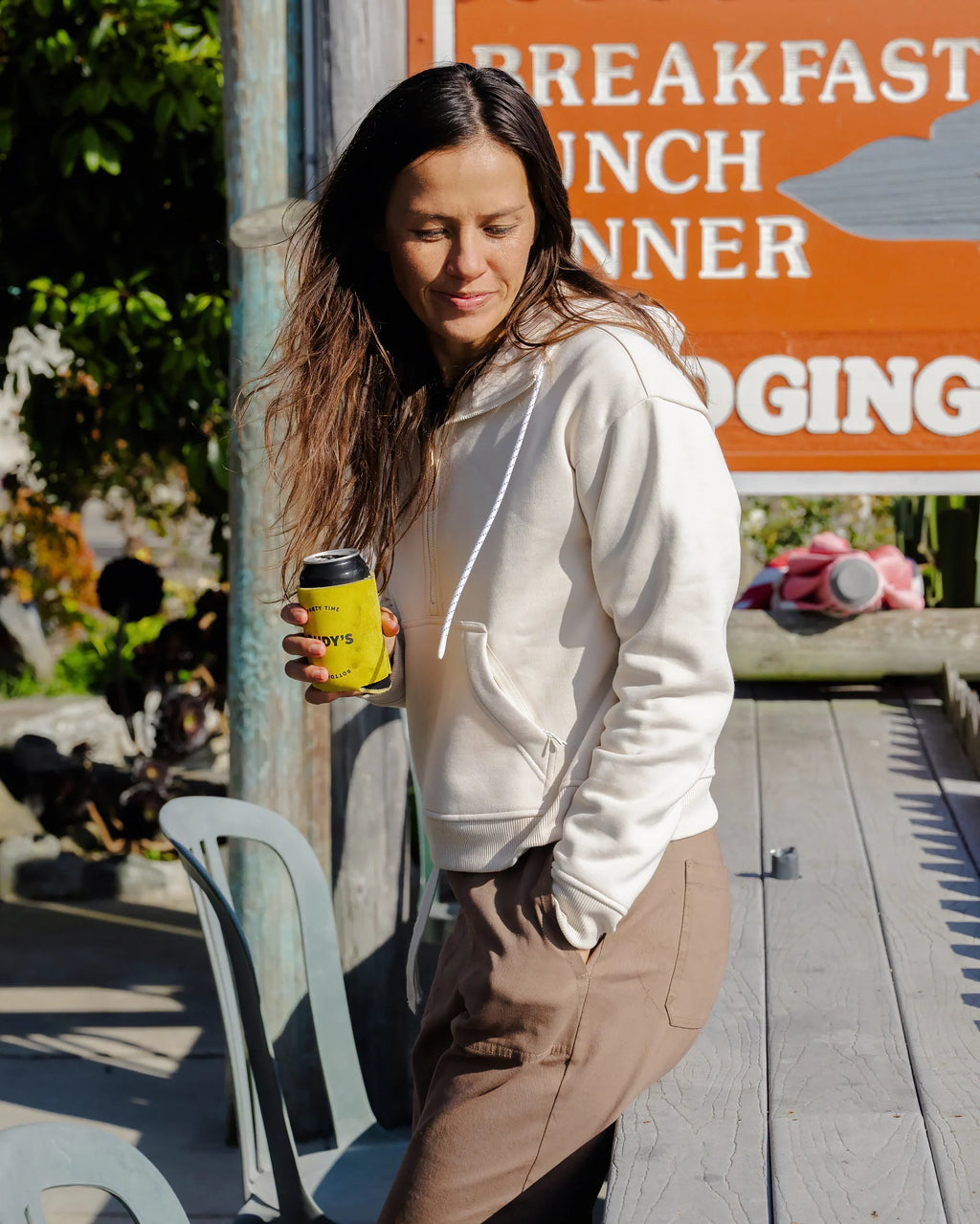 Women's Bamboo Northcoast Fleece Anorak - Sea Pine
