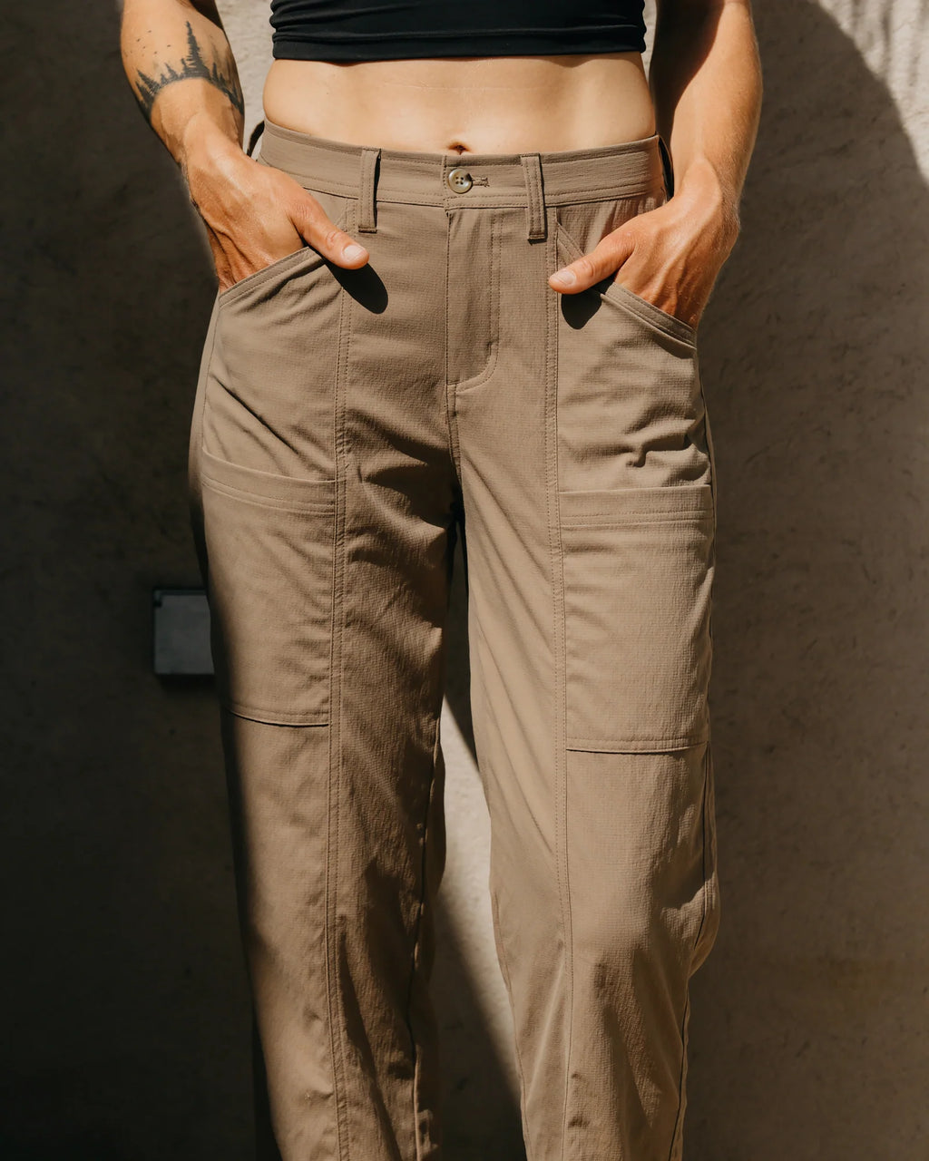 Women's Topogrid Pant - Fossil