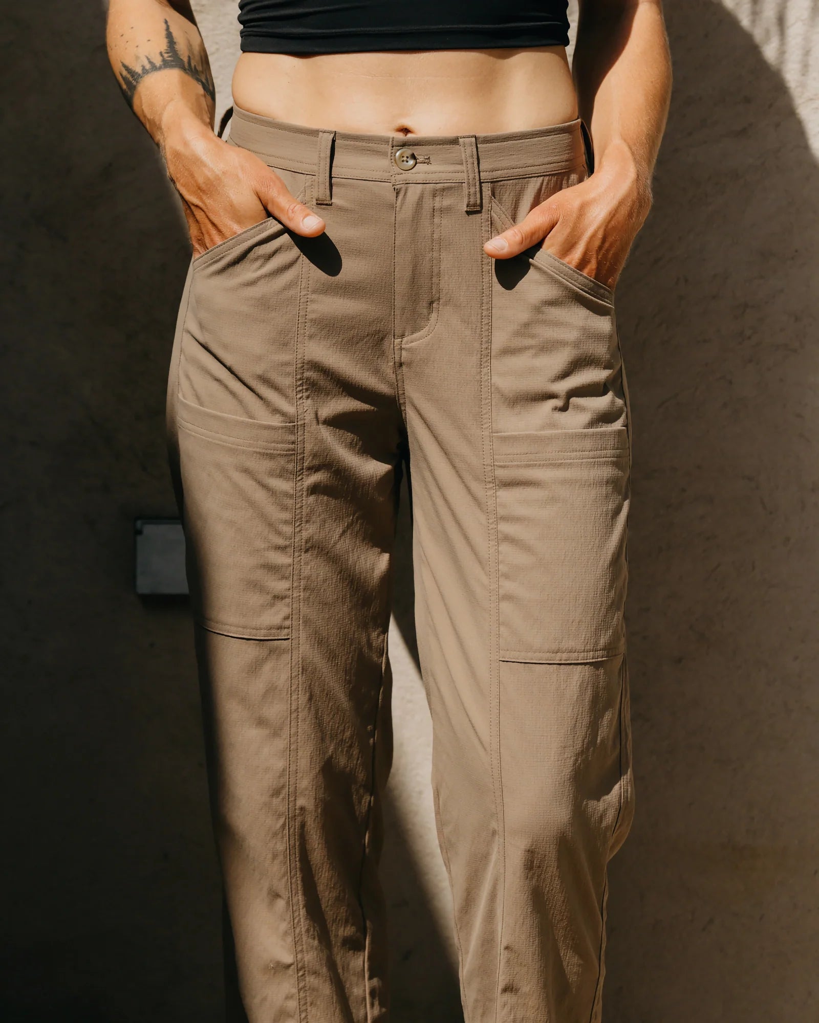 Women's Topogrid Pant - Fossil