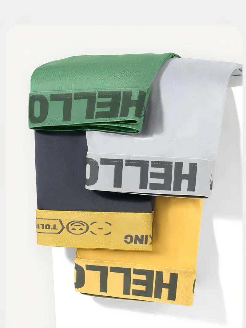 "Men's Cotton Boxer Briefs - Comfortable, Breathable & Classic"