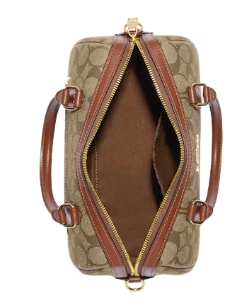 Coach Rowan Satchel In Signature Canvas
