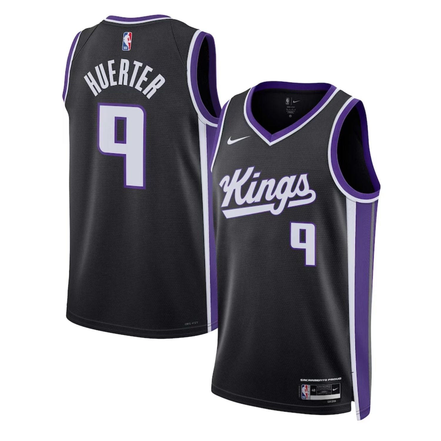Kevin Heurter Sacramento Kings 9 Jersey