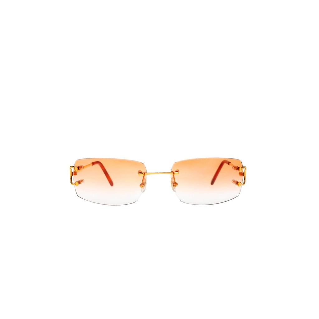 Cartier Custom Double C Brooklyn Gold Sunglasses by MEG