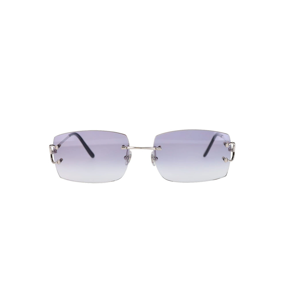 Cartier Custom Double C Brooklyn Platinum Sunglasses by MEG