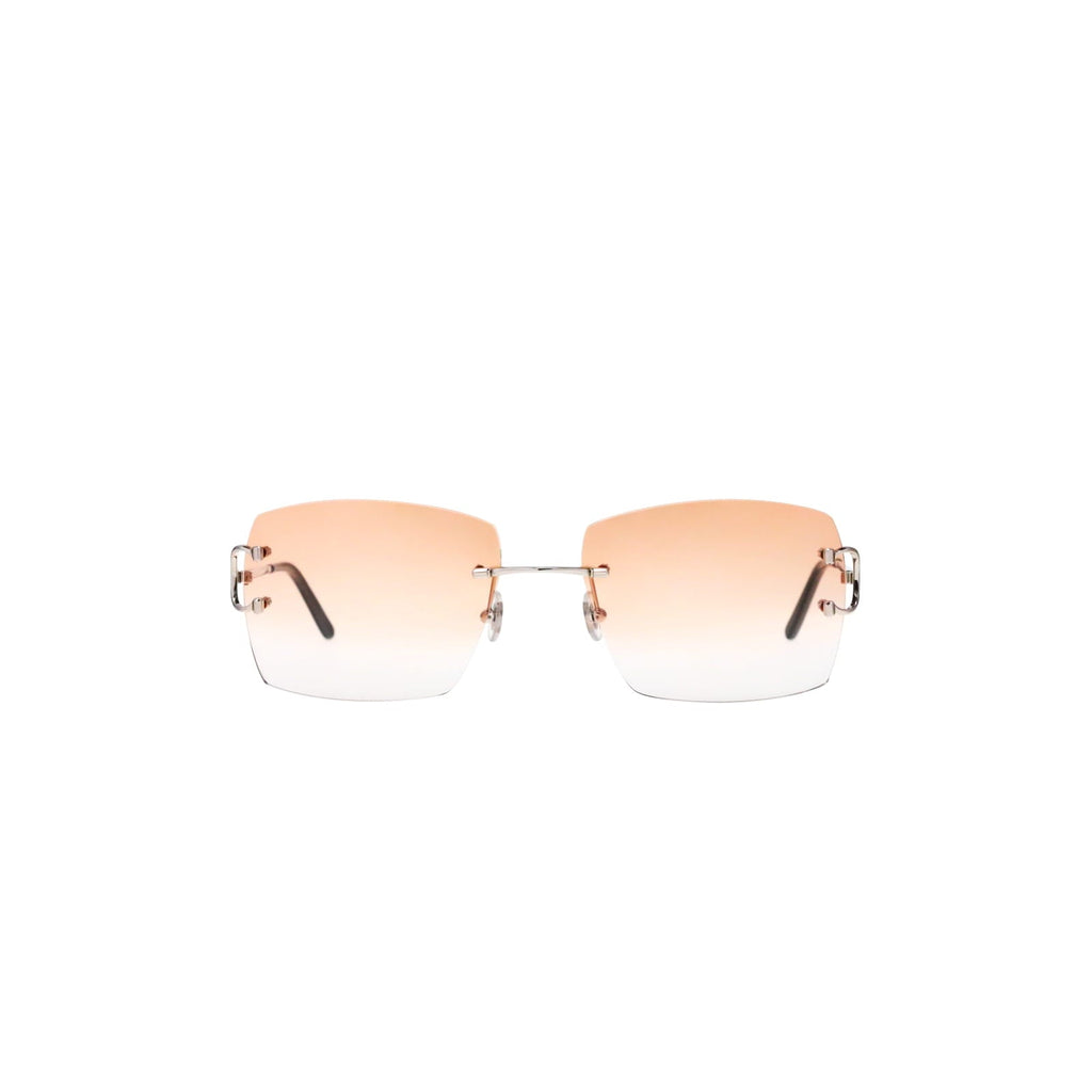 Cartier Custom Double C Mykonos Platinum  Sunglasses by MEG