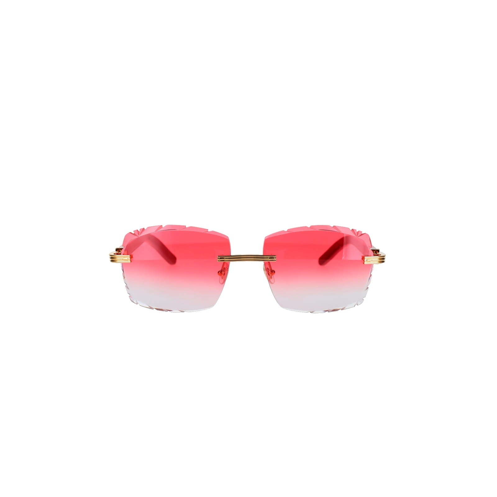Cartier Custom Première C Horn and Wood Sunglasses by MEG