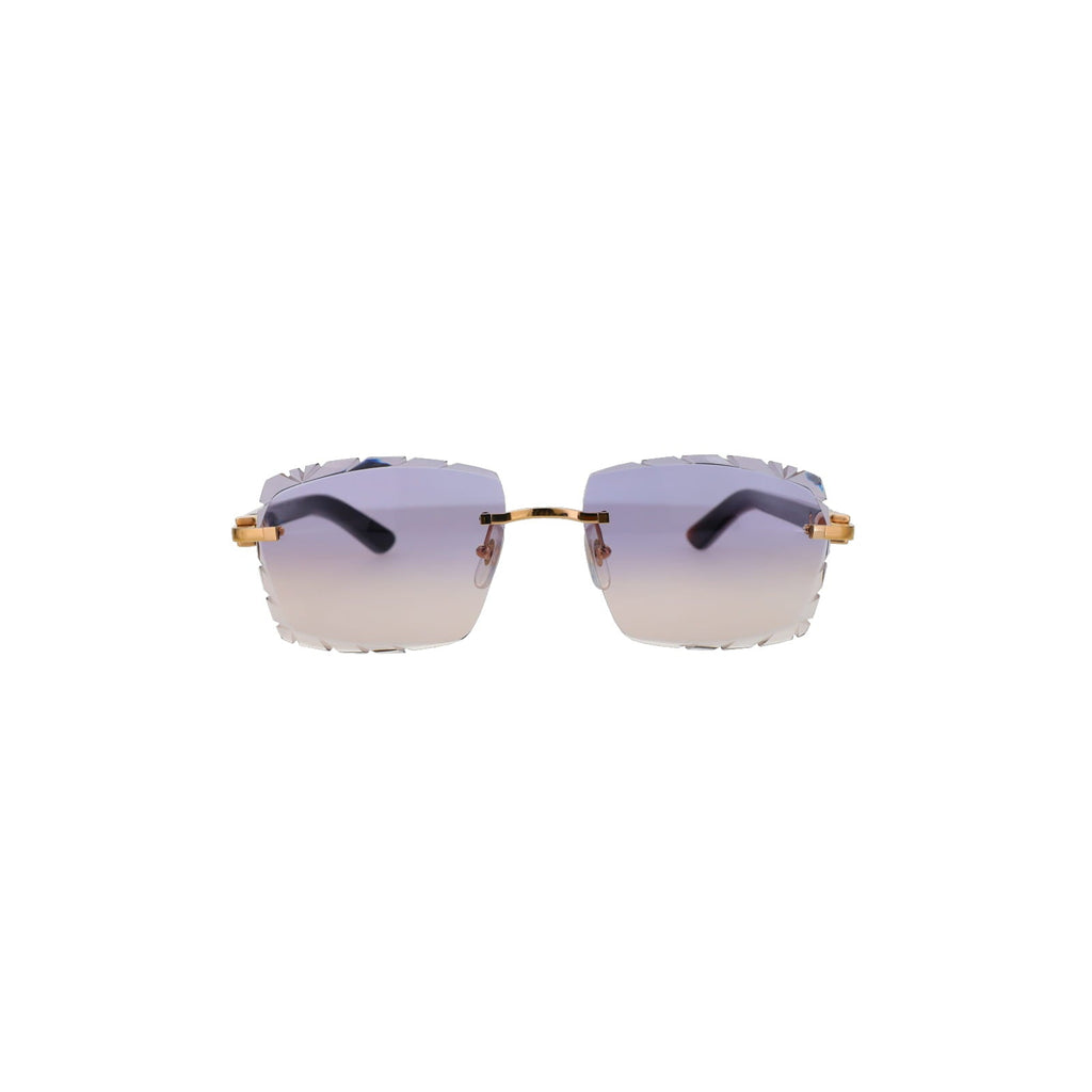 Cartier Custom C Décor Red Buffalo Horn Sunglasses by MEG
