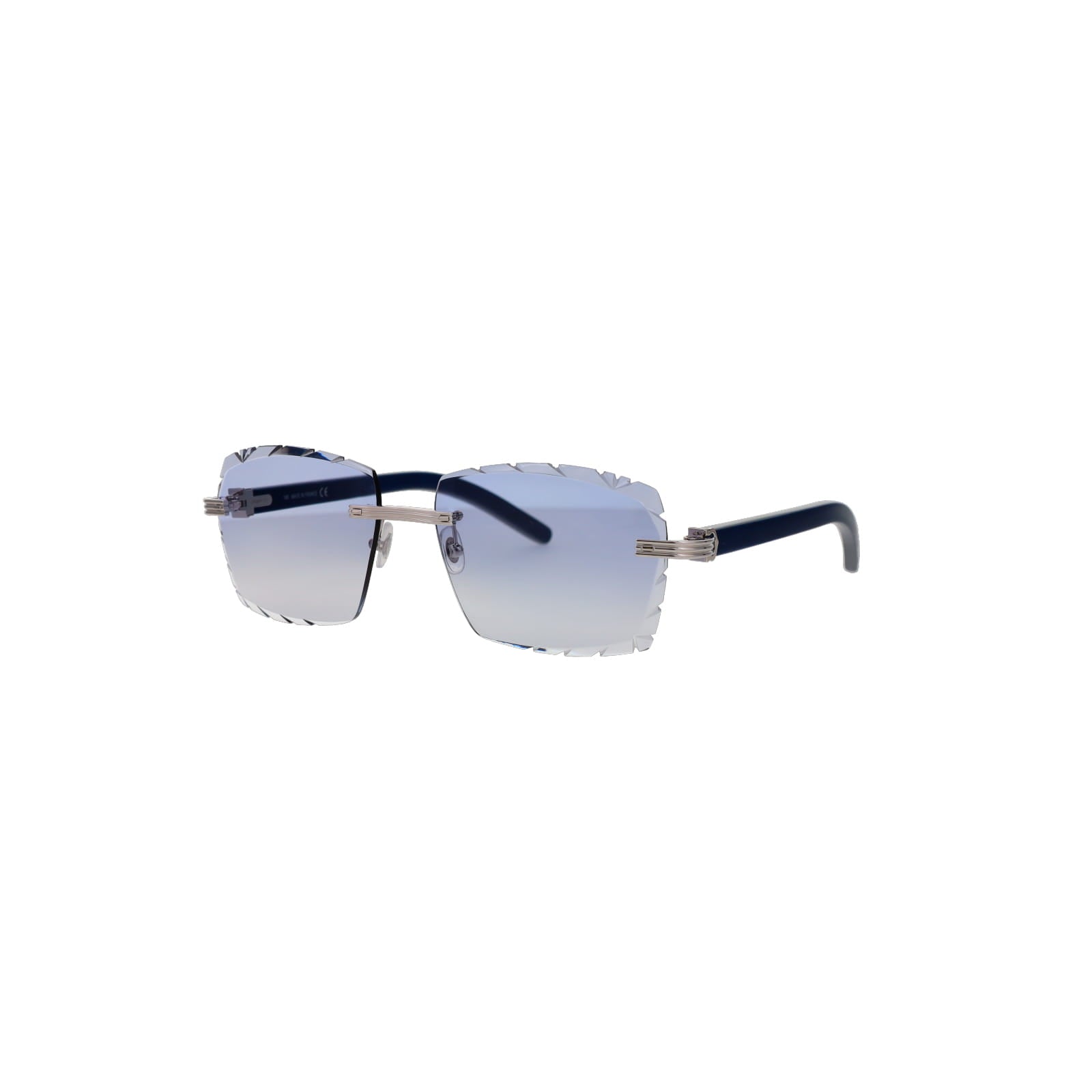 Cartier Custom Première C Horn and Wood Sunglasses by MEG