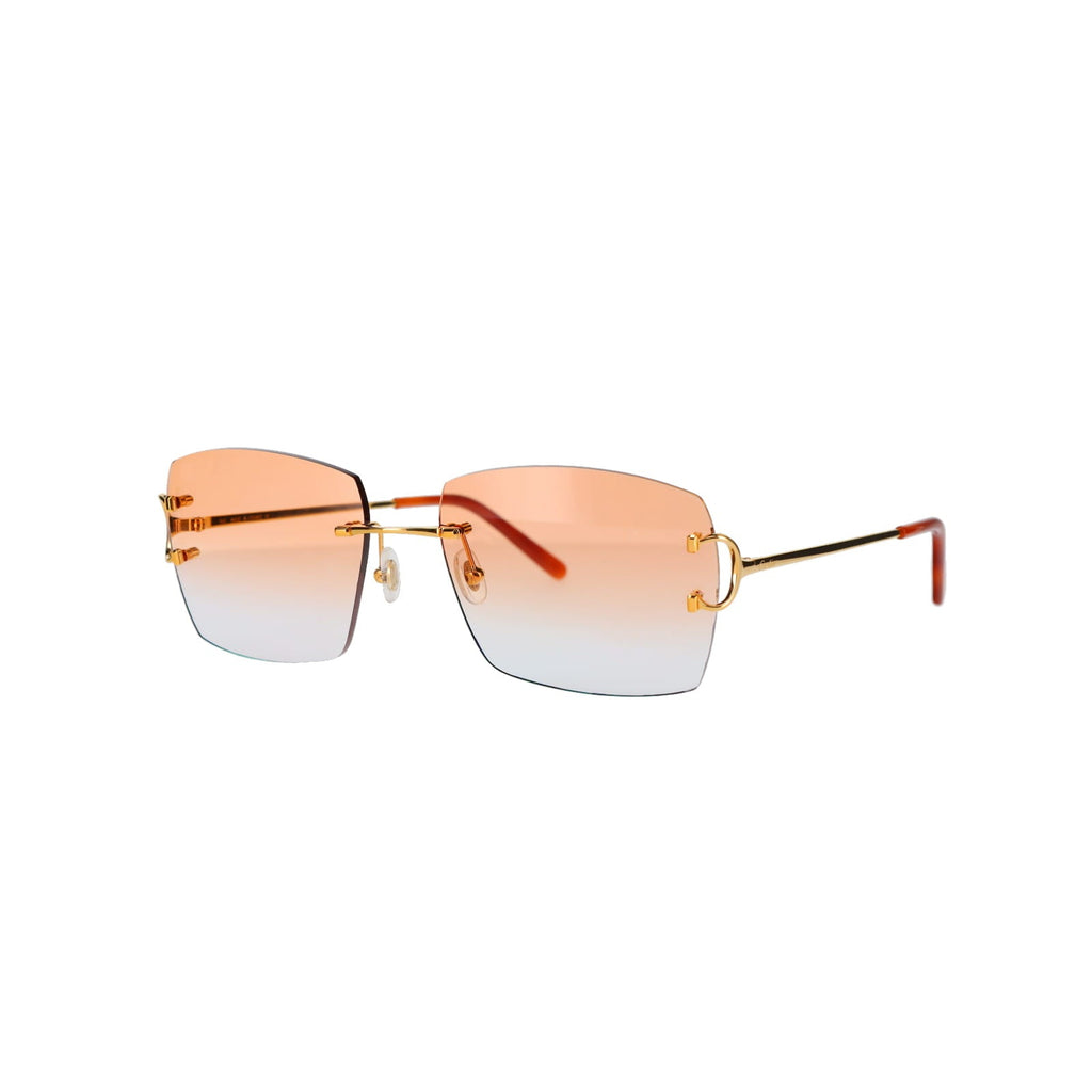 Cartier Custom Double C Mykonos Gold Sunglasses by MEG