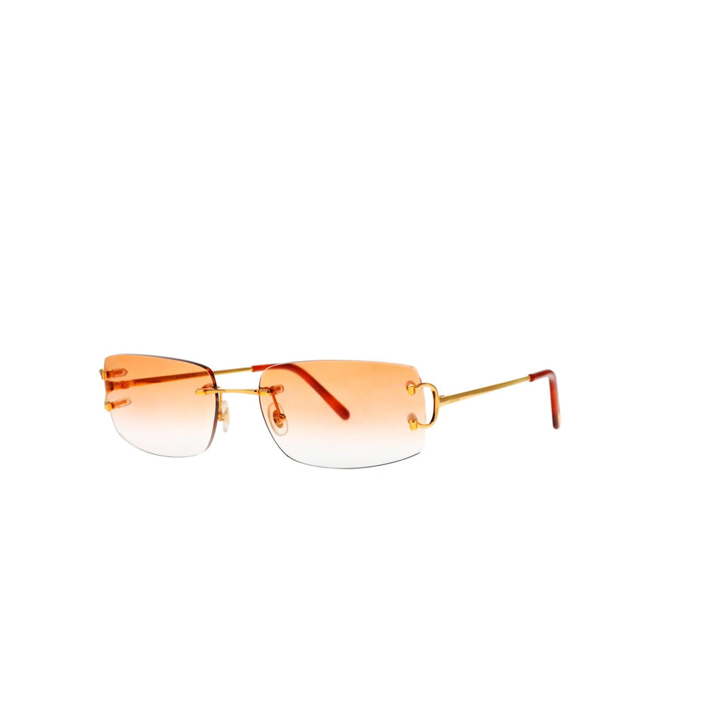 Cartier Custom Double C Brooklyn Gold Sunglasses by MEG