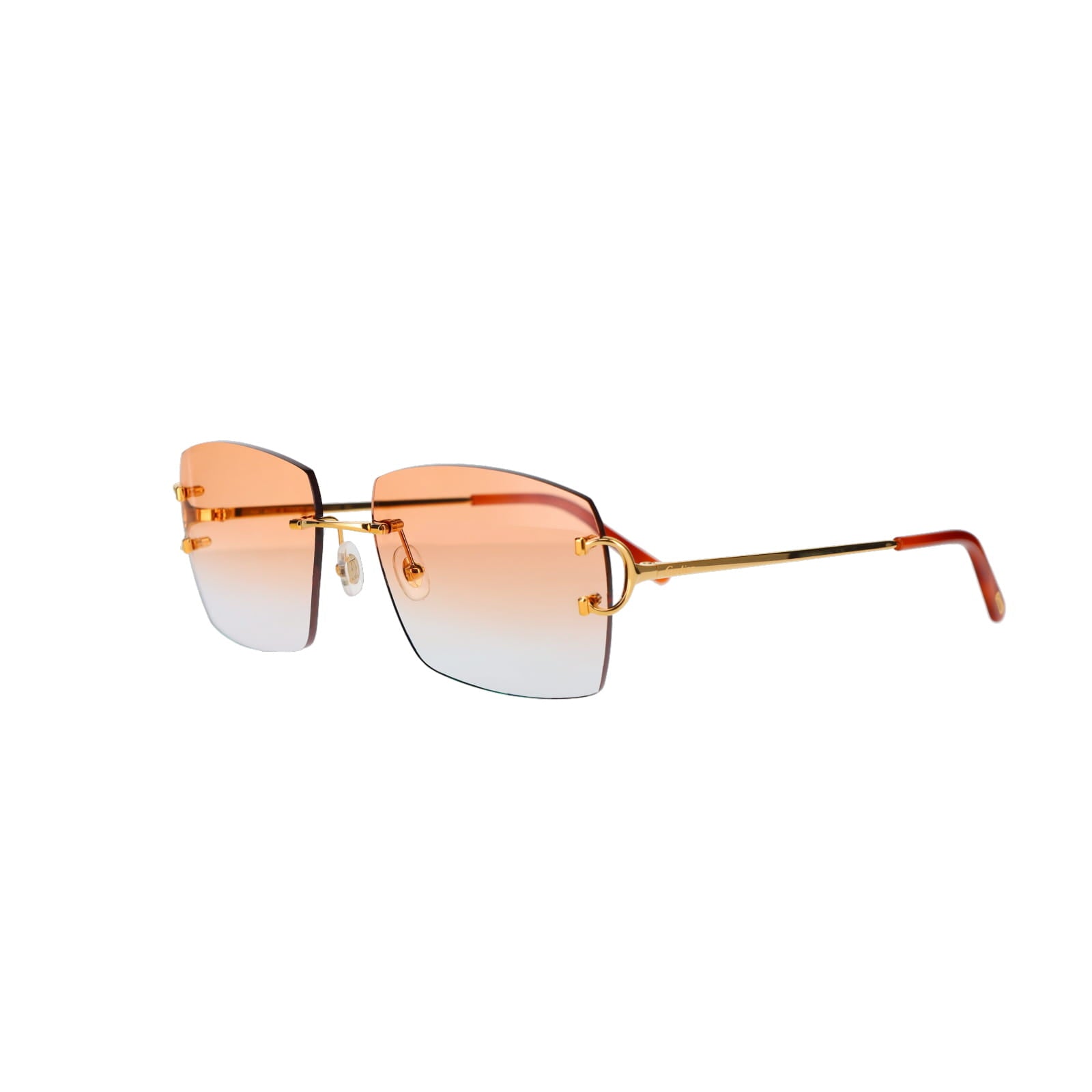 Cartier Custom Double C Mykonos Platinum  Sunglasses by MEG
