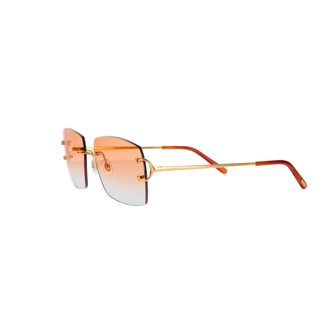 Cartier Custom Double C Mykonos Gold Sunglasses by MEG