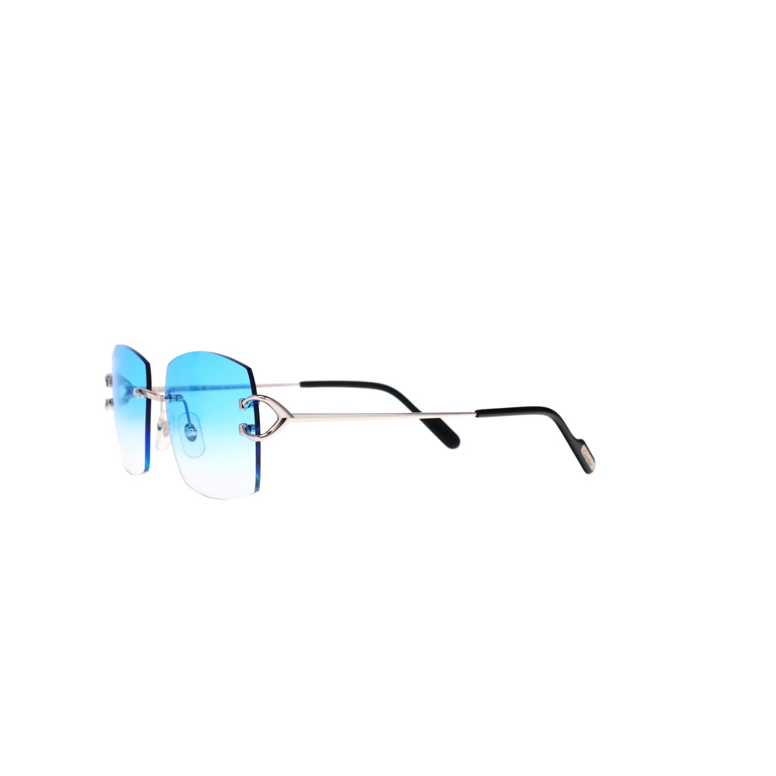Cartier Custom Vintage Double C Mykonos Platinum Sunglasses by MEG