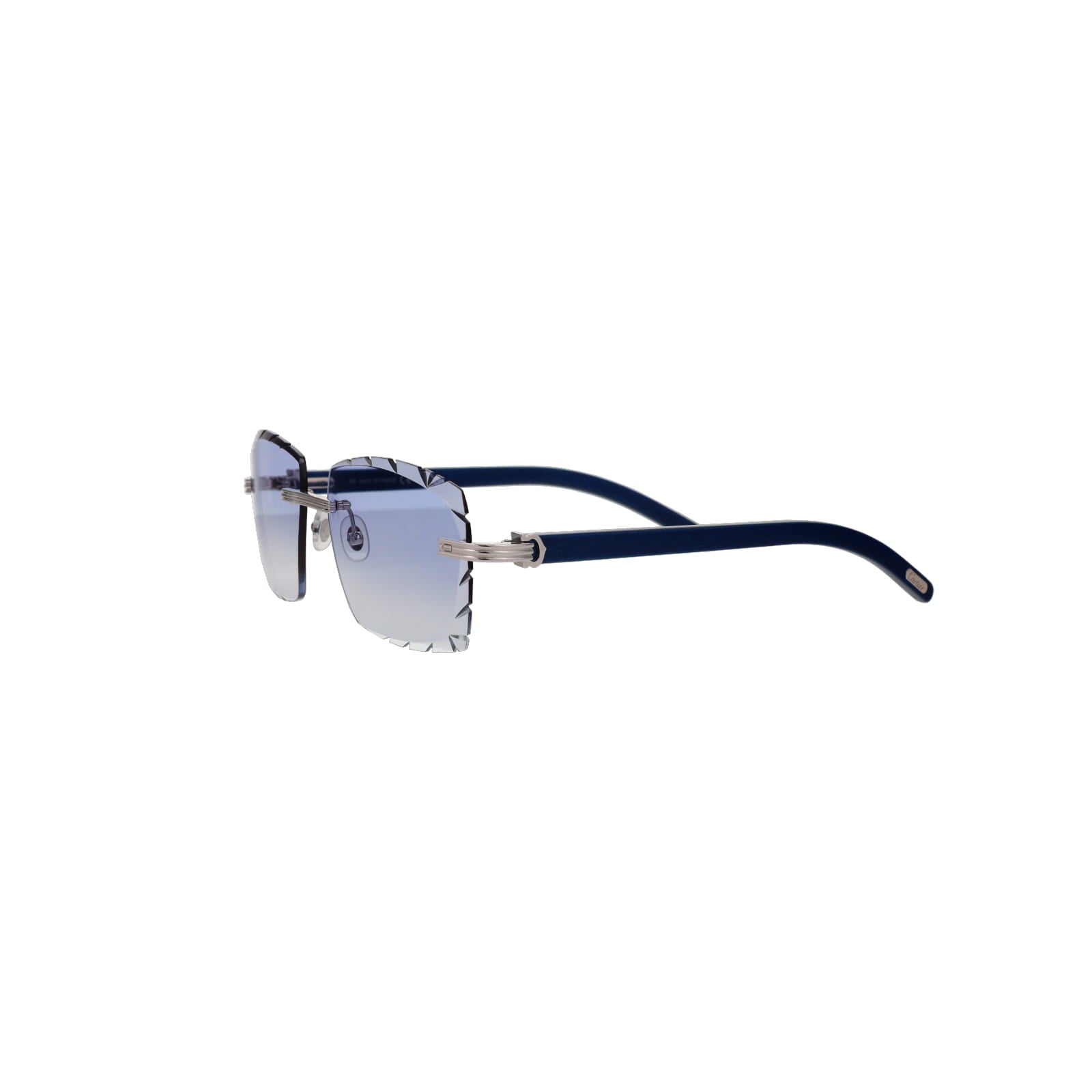 Cartier Custom Première C Horn and Wood Sunglasses by MEG
