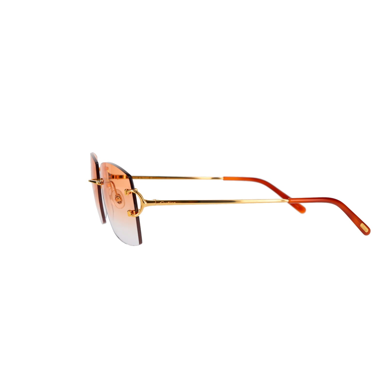 Cartier Custom Double C Mykonos Gold Sunglasses by MEG