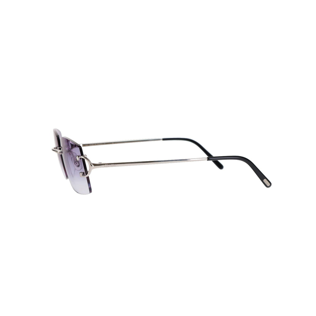 Cartier Custom Double C Brooklyn Platinum Sunglasses by MEG