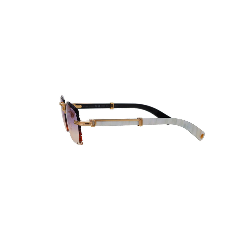 Cartier Custom Première de Cartier White Sunglasses by MEG