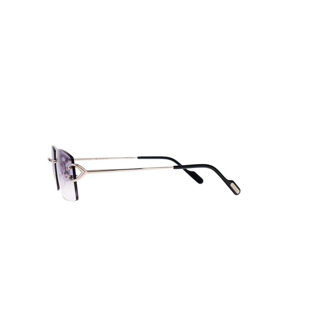 Cartier Custom Vintage Double C Brooklyn Platinum Sunglasses by MEG