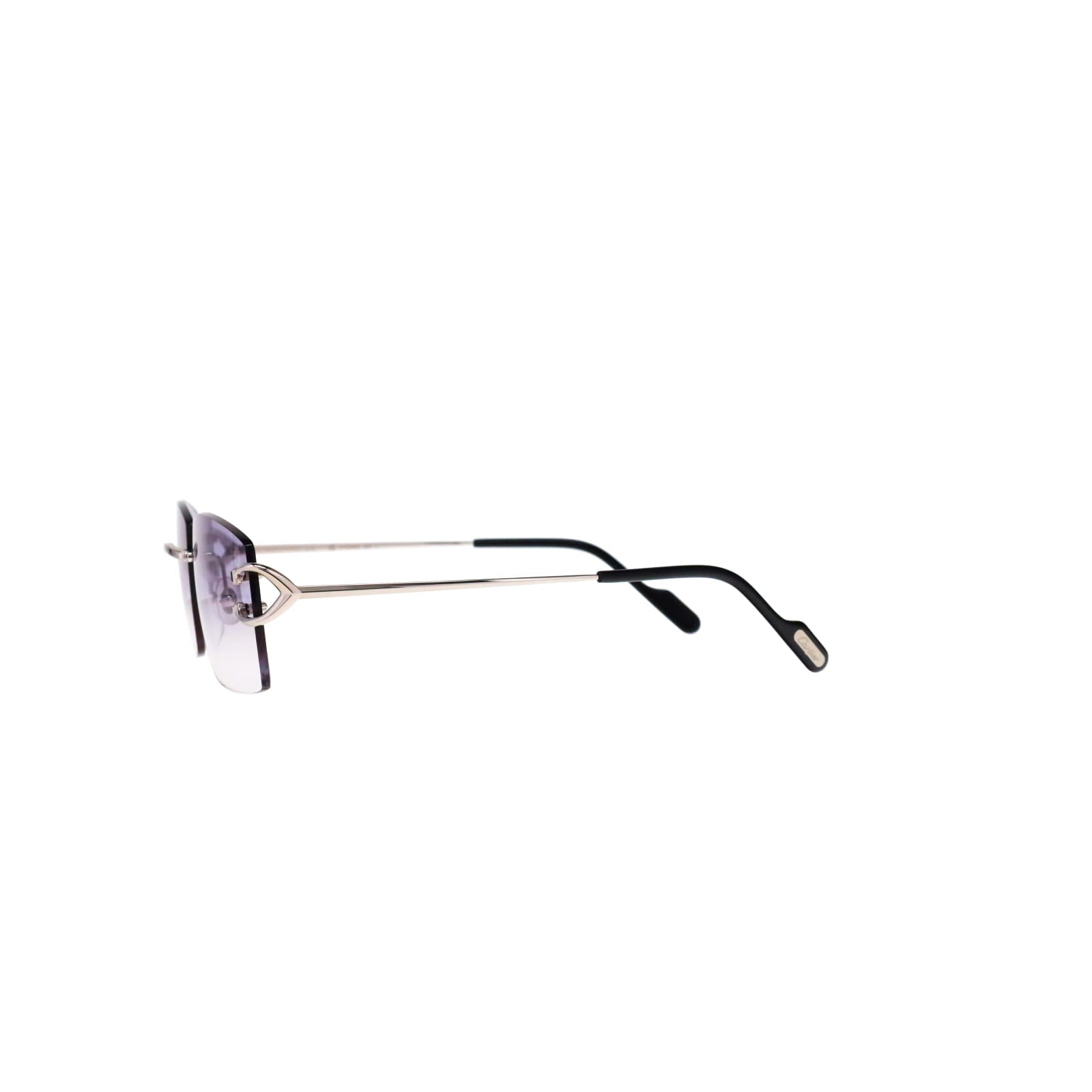 Cartier Custom Vintage Double C Brooklyn Platinum Sunglasses by MEG