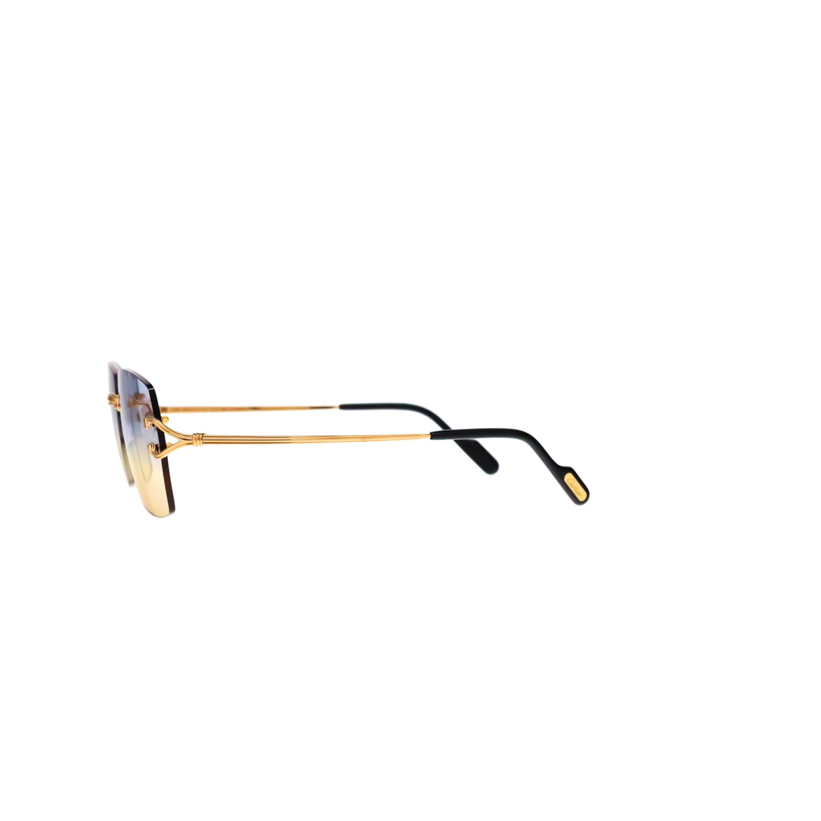 Cartier Custom Double C Godron Gold Mykonos Sunglasses by MEG