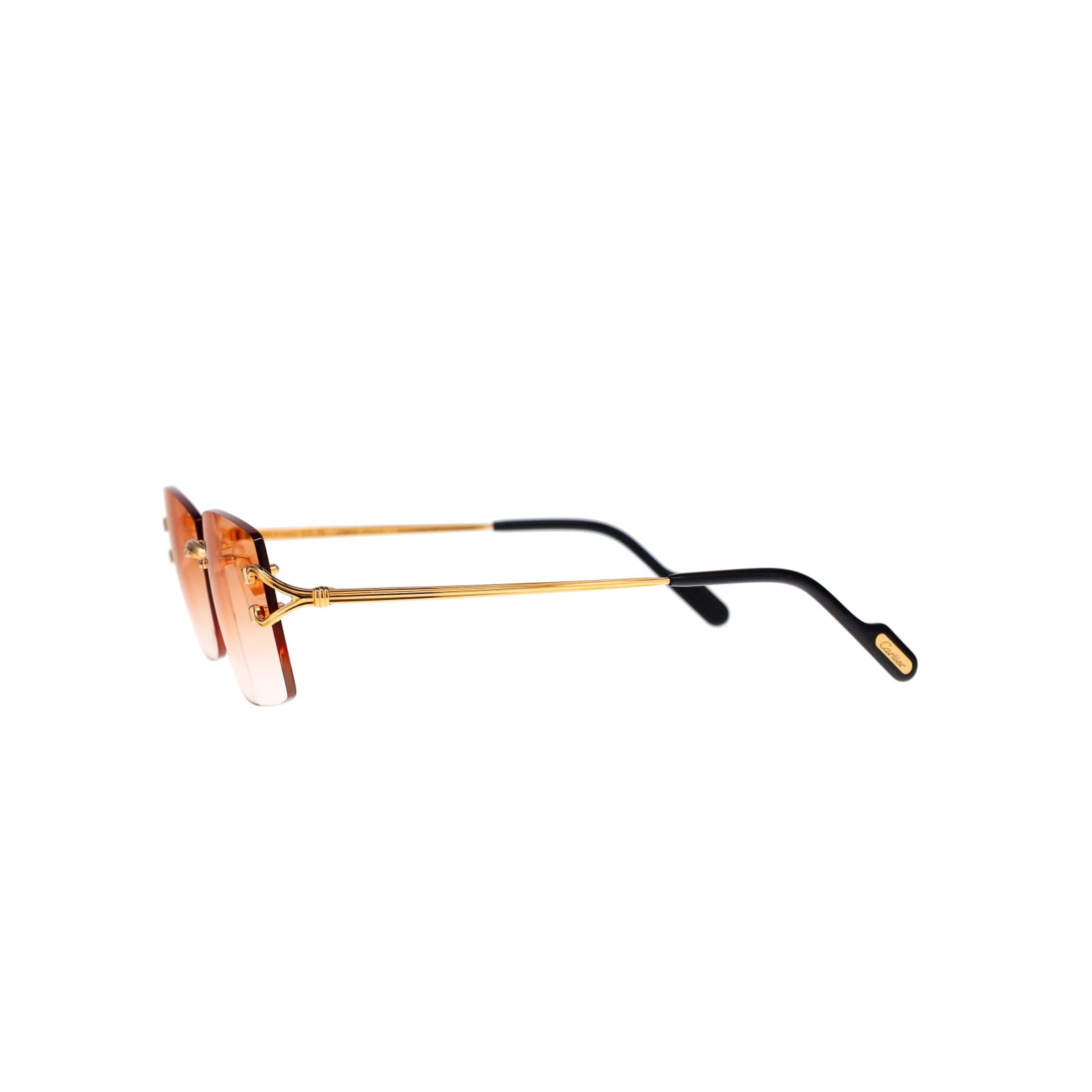 Cartier Custom Double C Godron Gold Brooklyn Sunglasses by MEG