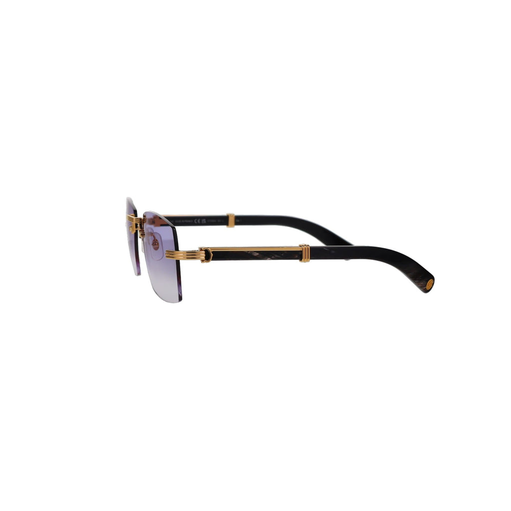 Cartier Custom Première de Cartier Black Sunglasses by MEG