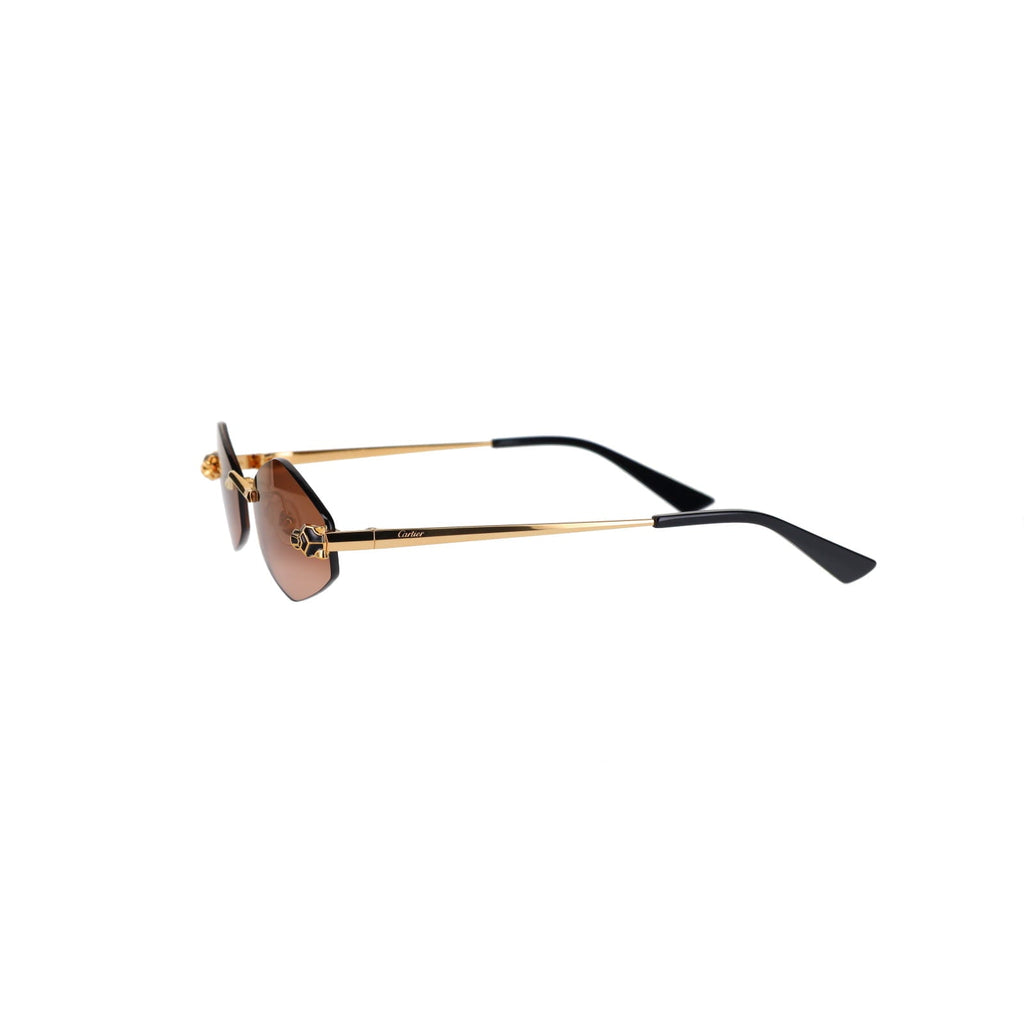 CT0433S Hexagonal Panthère Sunglasses