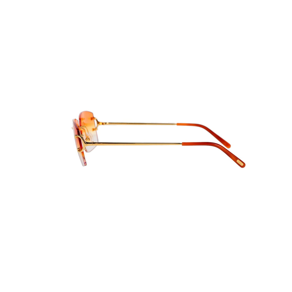 Cartier Custom Double C Brooklyn Gold Sunglasses by MEG