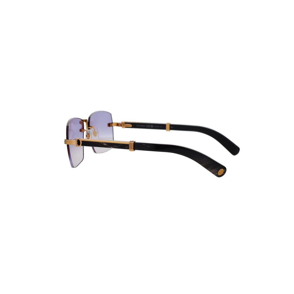 Cartier Custom Première de Cartier Black Sunglasses by MEG