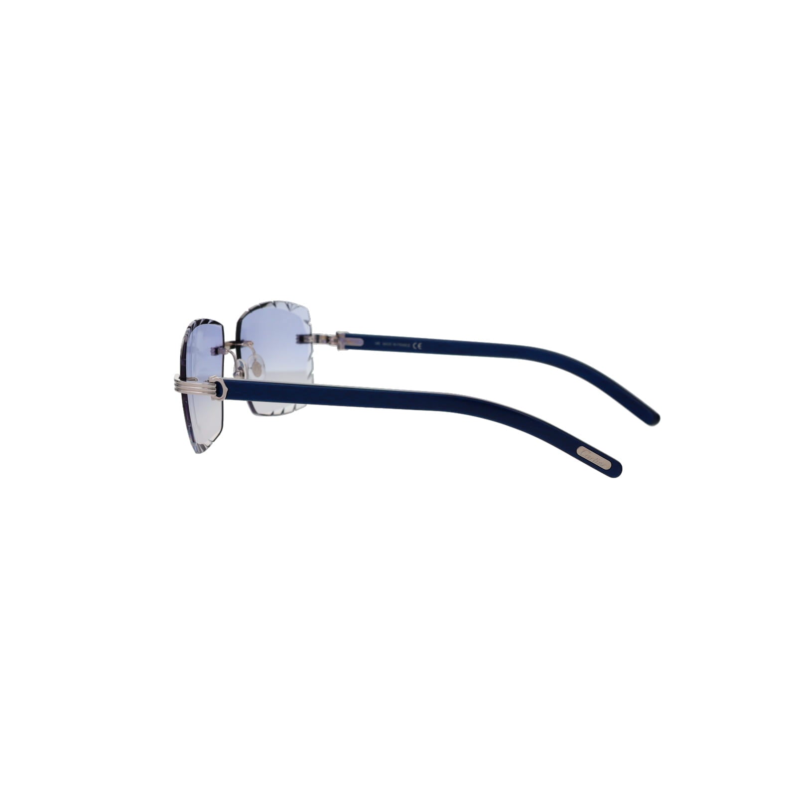 Cartier Custom Première C Horn and Wood Sunglasses by MEG