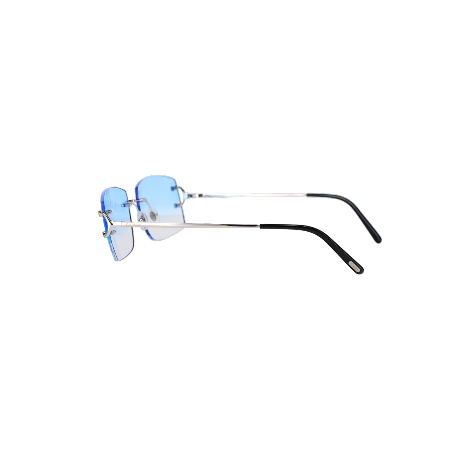 Cartier Custom Double C Brooklyn Platinum Sunglasses by MEG