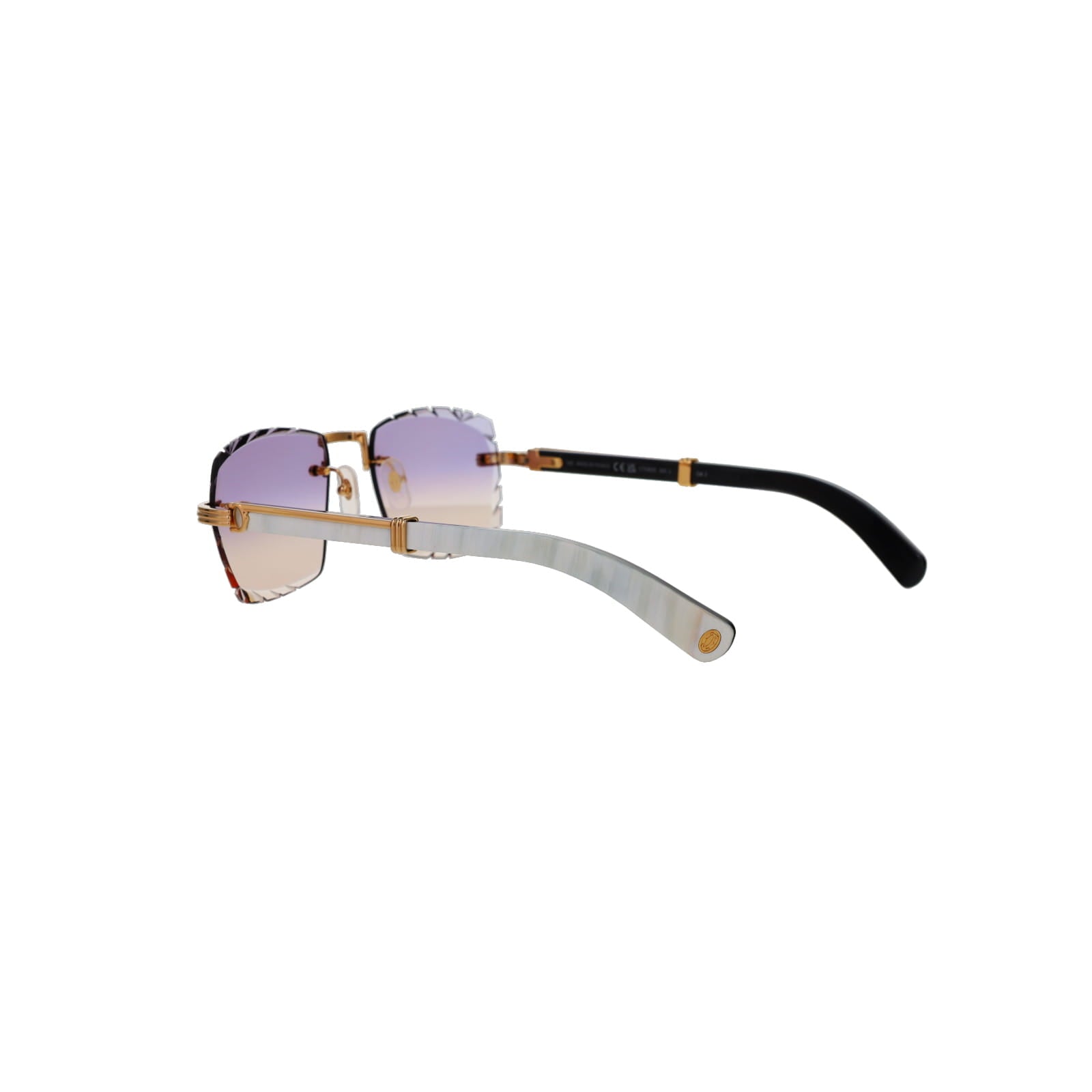 Cartier Custom Première de Cartier White Sunglasses by MEG