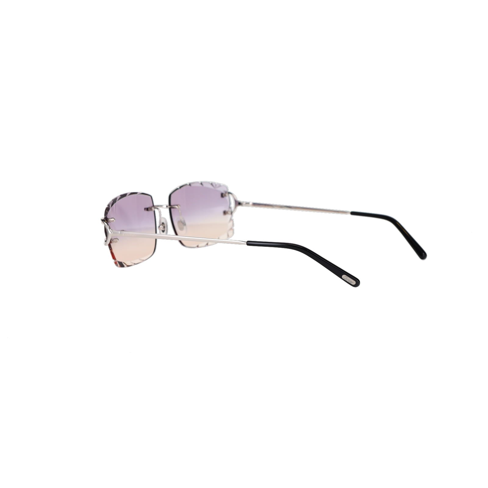 Cartier Custom Double C Diamond Cut Brooklyn Platinum Sunglasses by MEG