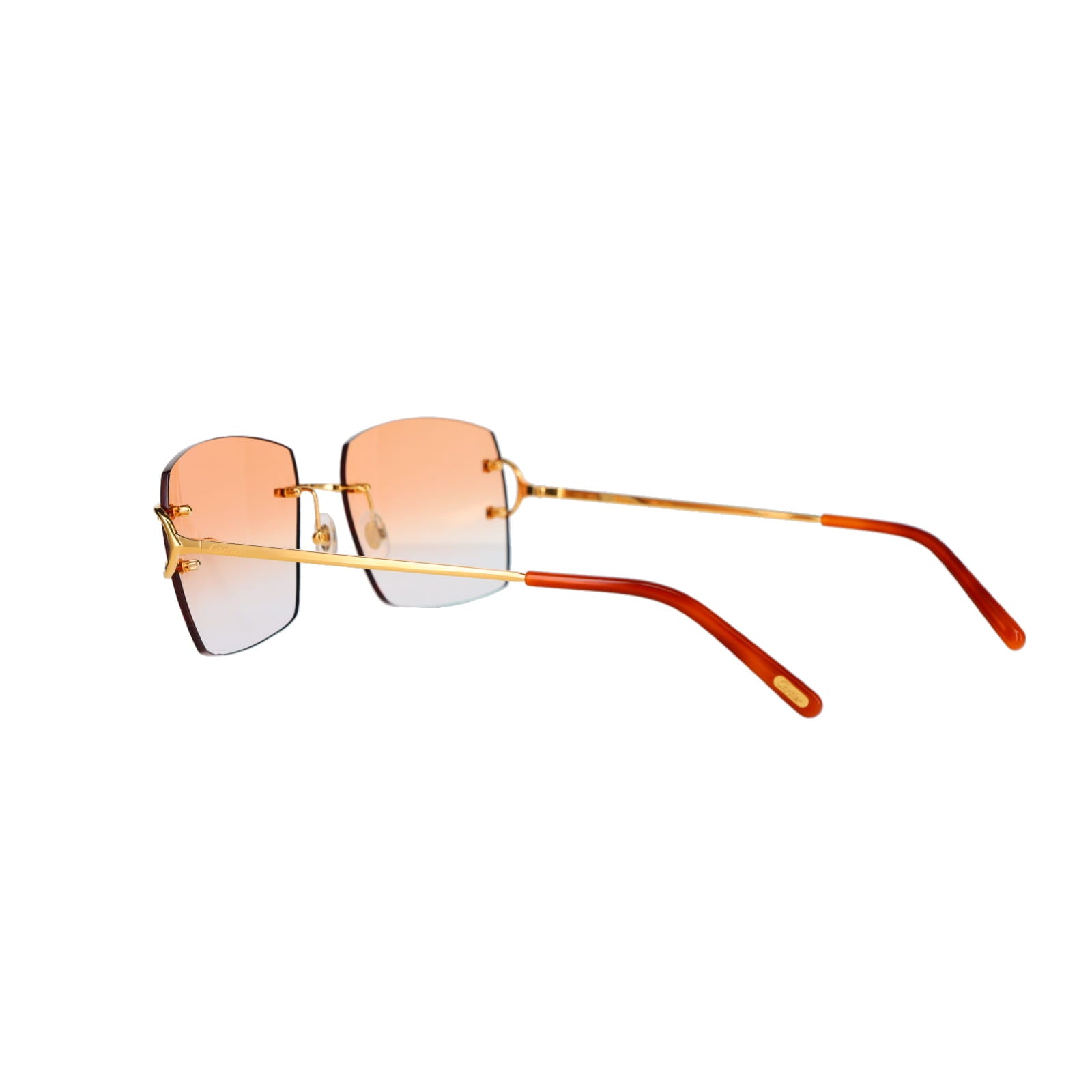 Cartier Custom Double C Mykonos Gold Sunglasses by MEG