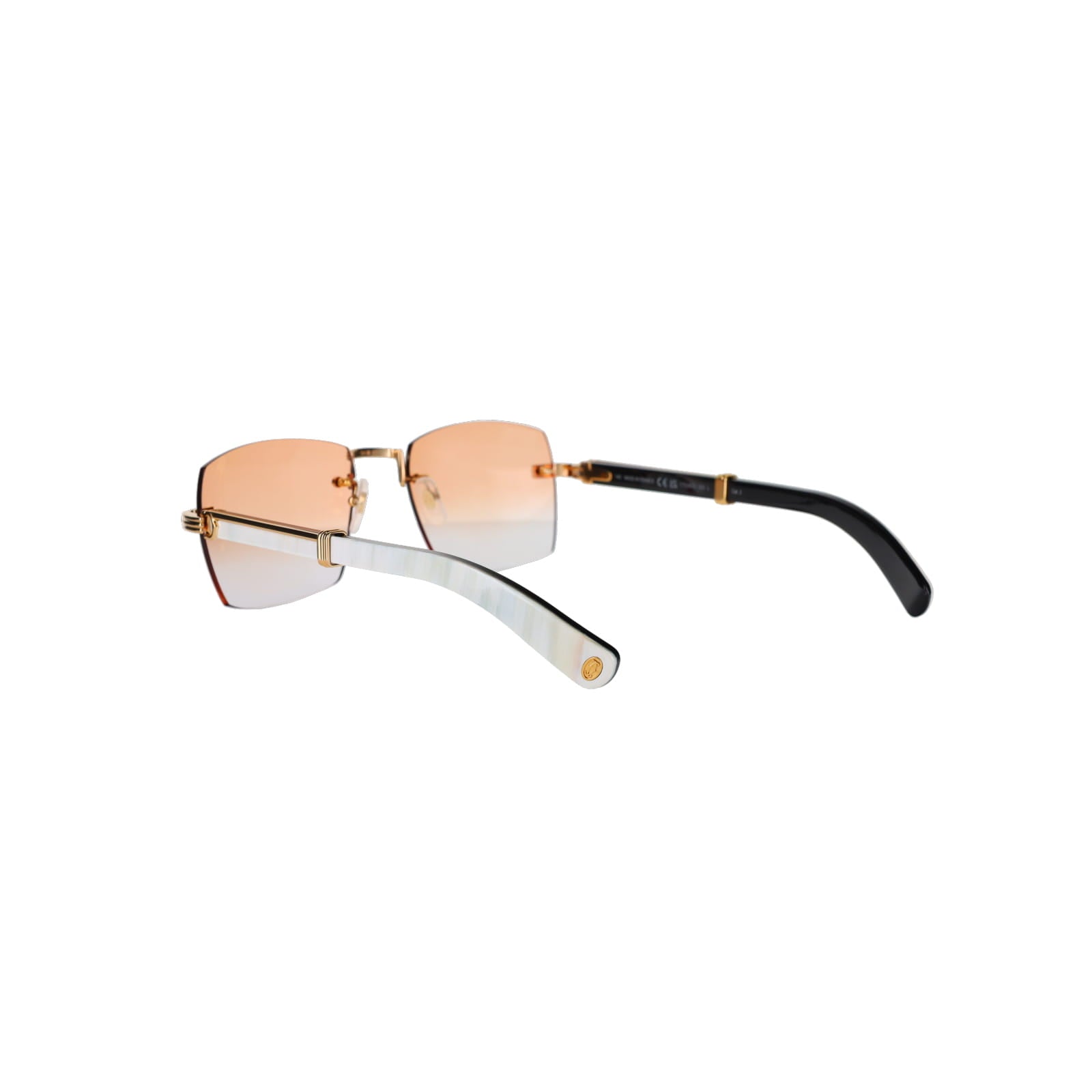 Cartier Custom Première de Cartier White Sunglasses by MEG