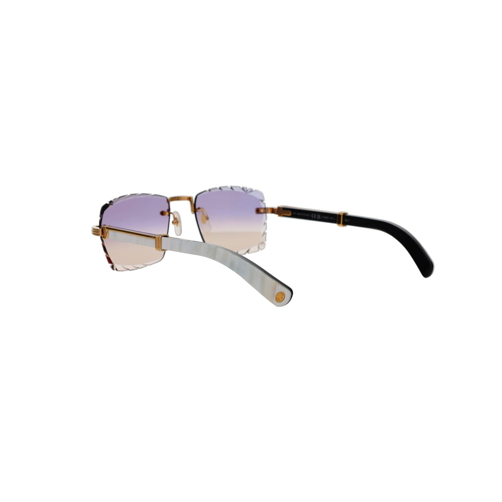 Cartier Custom Première de Cartier White Sunglasses by MEG