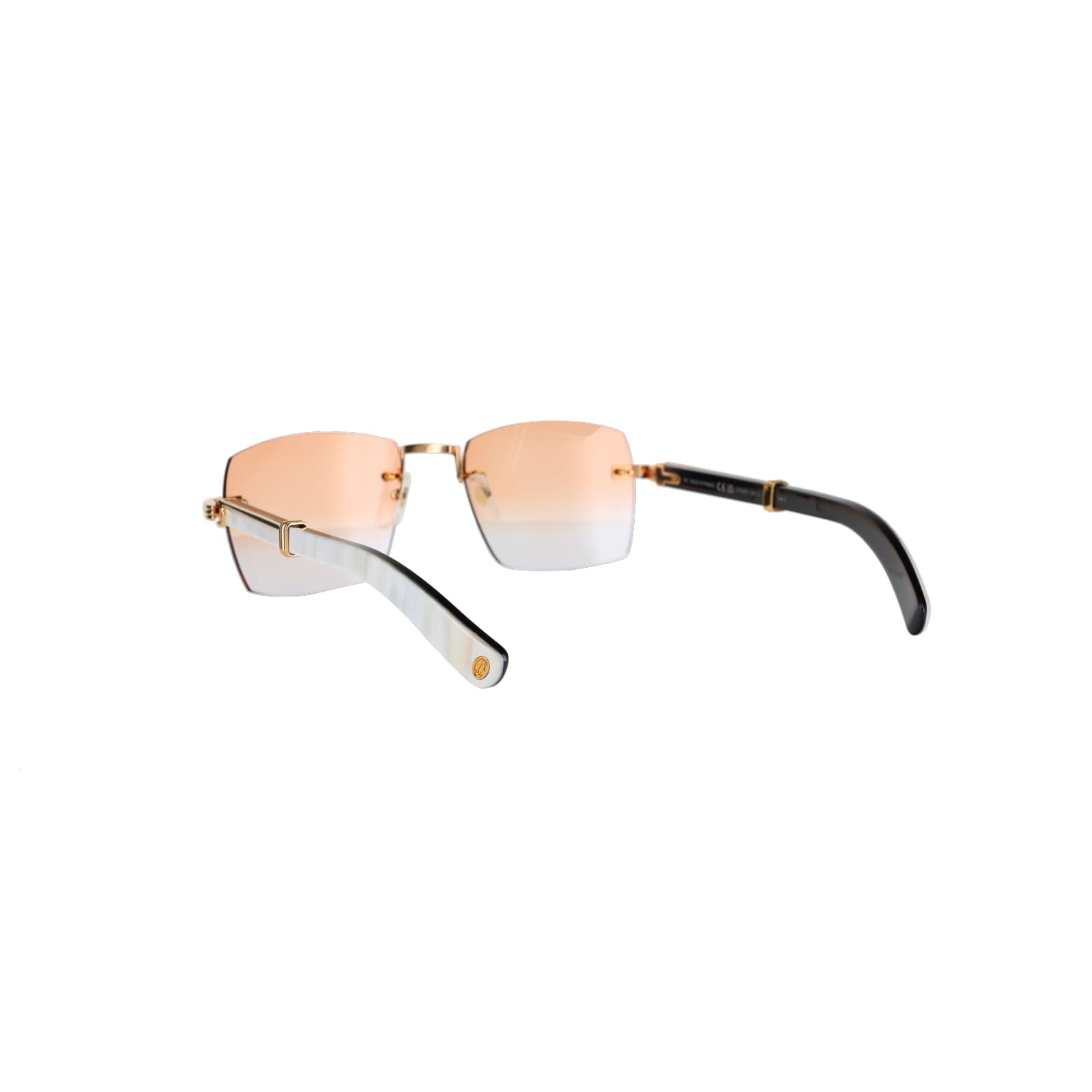 Cartier Custom Première de Cartier White Sunglasses by MEG