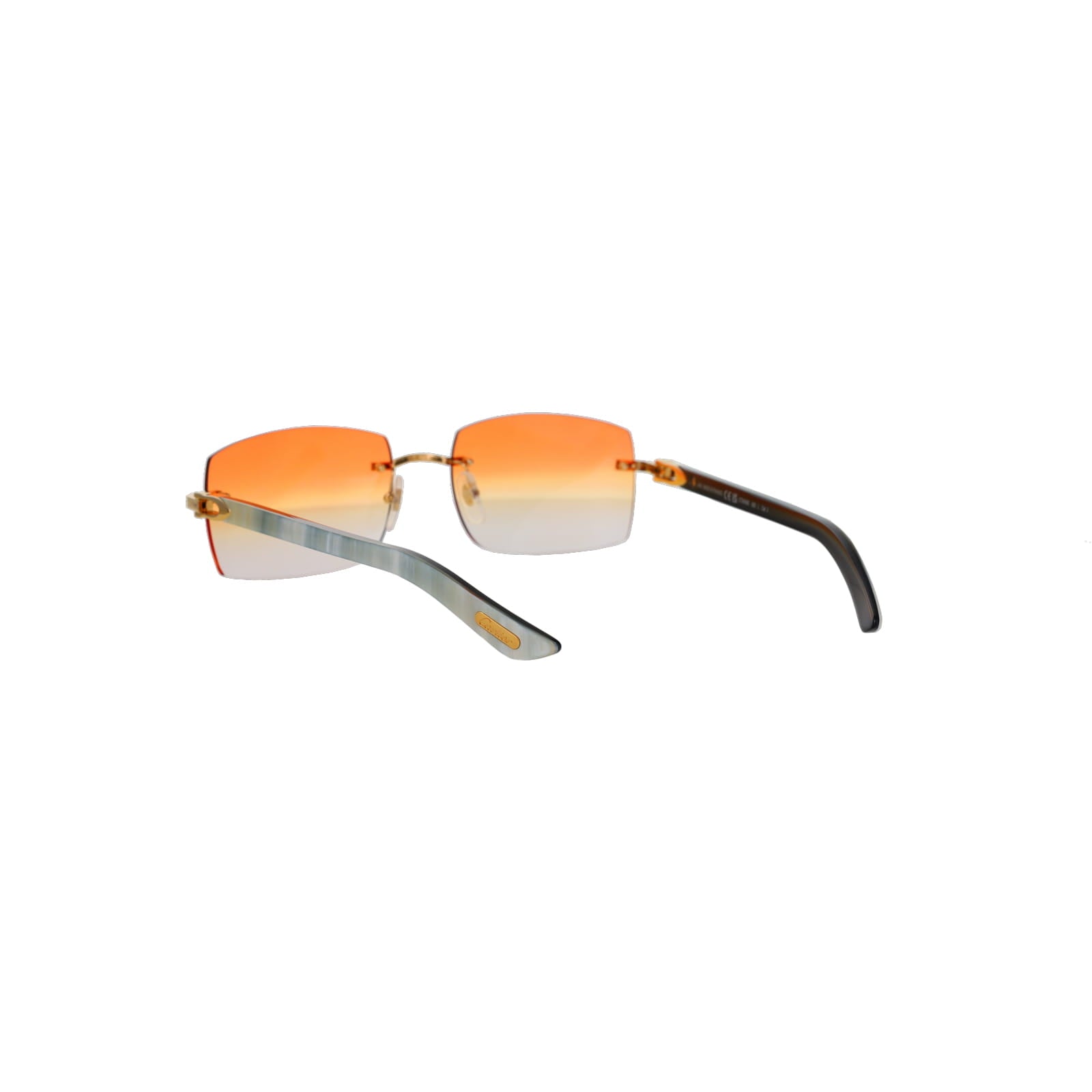 Cartier Custom C Décor White Buffalo Horn Sunglasses by MEG