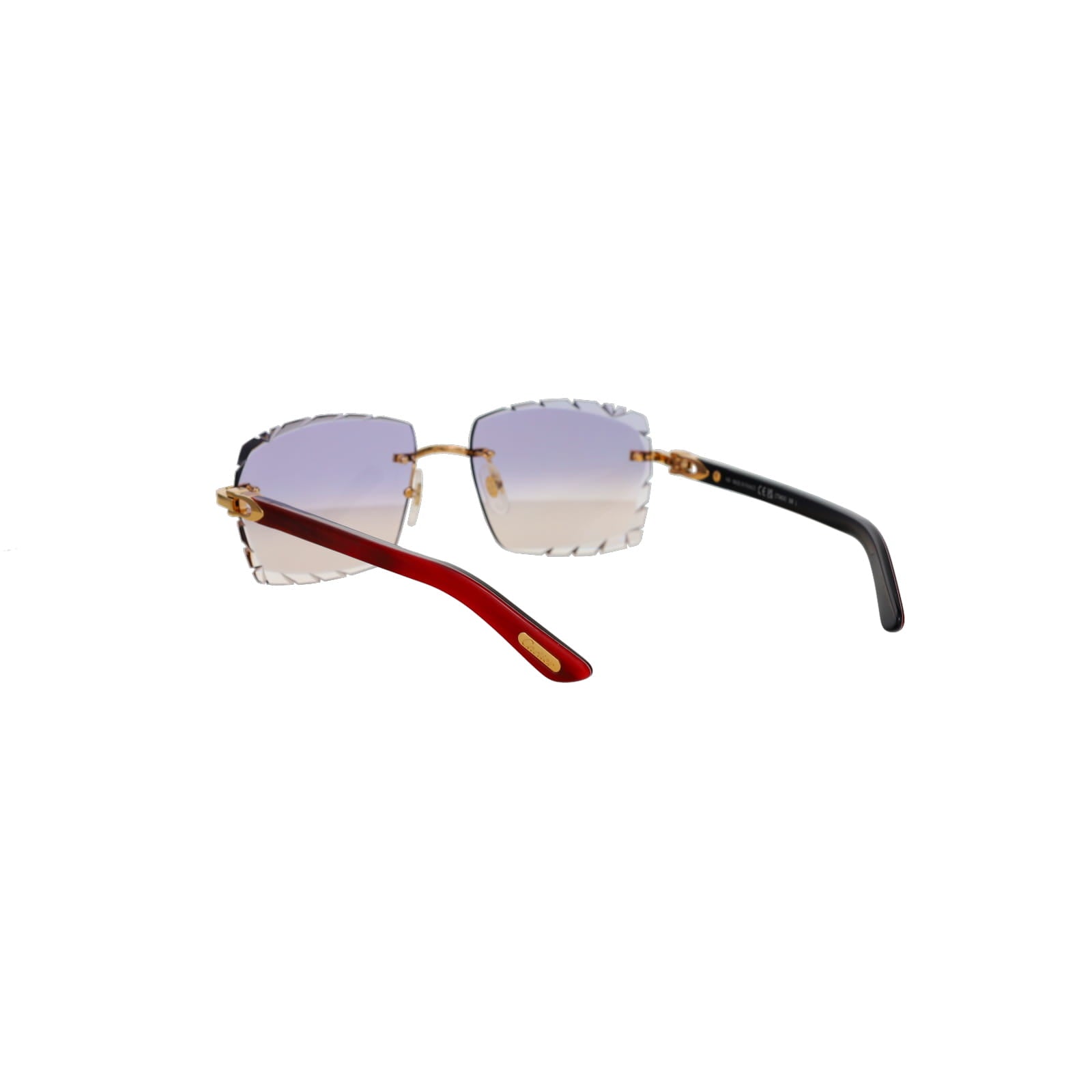 Cartier Custom C Décor Red Buffalo Horn Sunglasses by MEG