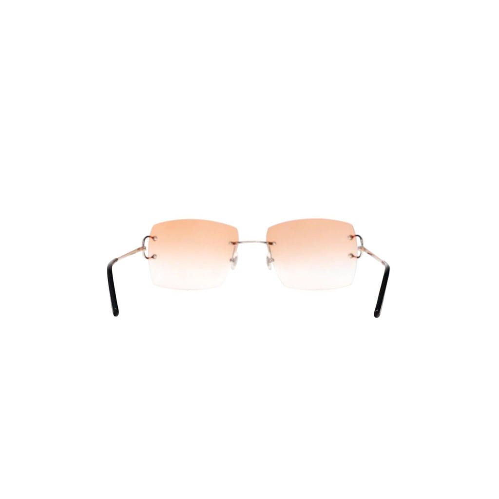Cartier Custom Double C Mykonos Platinum  Sunglasses by MEG