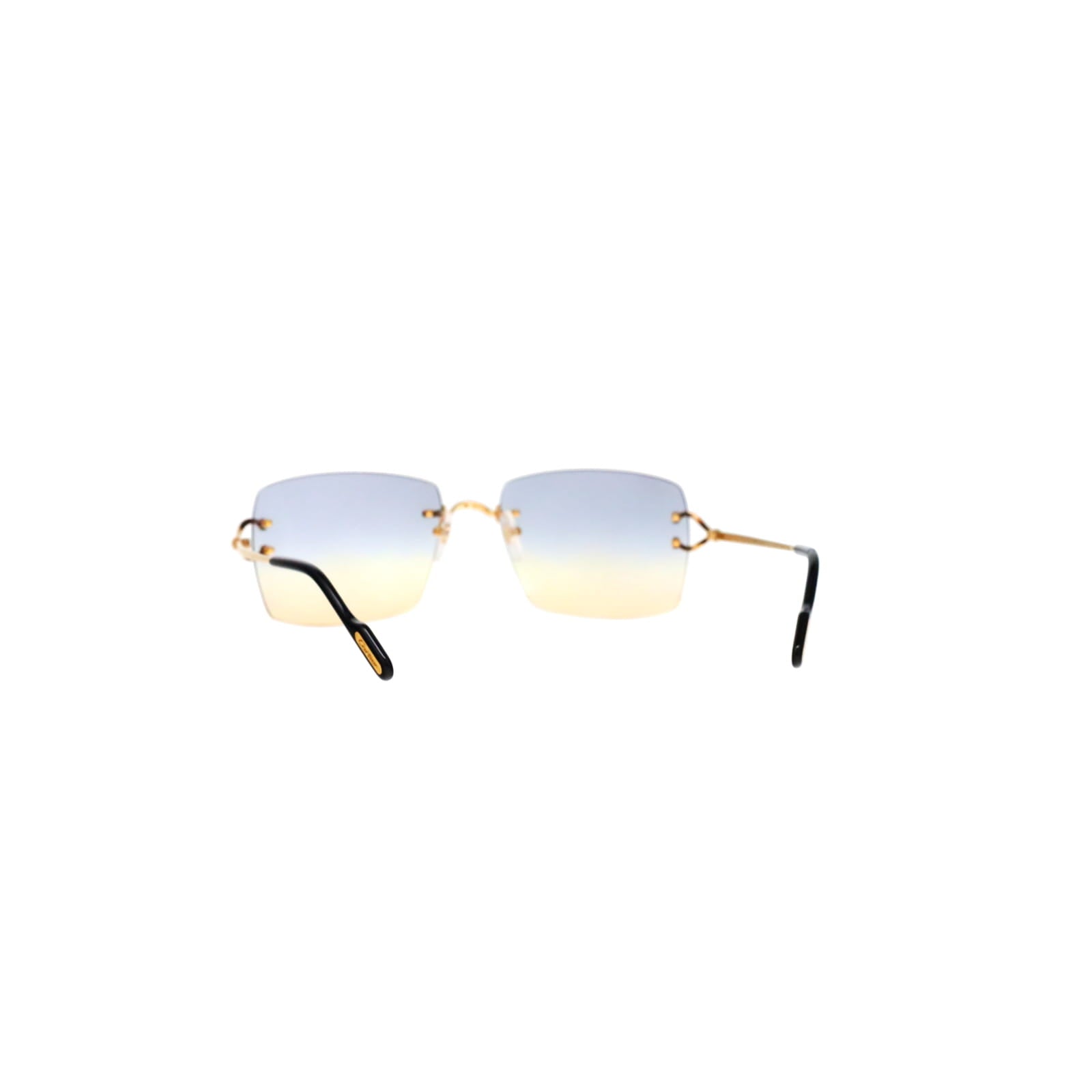 Cartier Custom Double C Godron Gold Mykonos Sunglasses by MEG