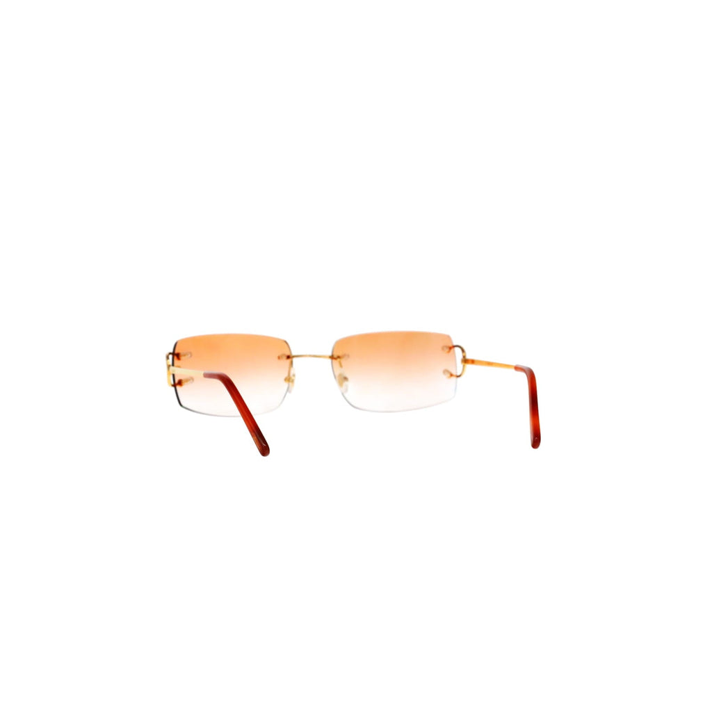 Cartier Custom Double C Brooklyn Gold Sunglasses by MEG