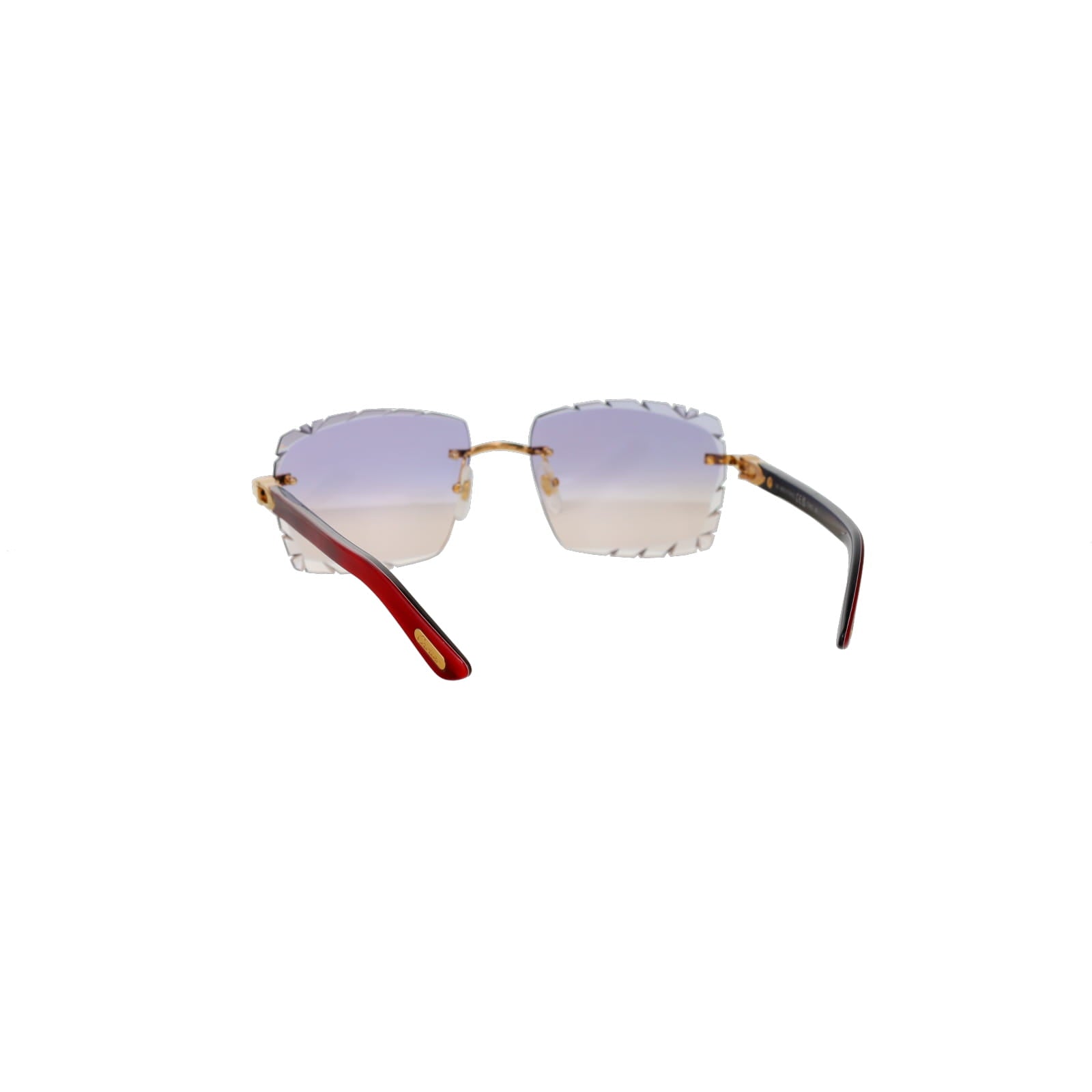 Cartier Custom C Décor Red Buffalo Horn Sunglasses by MEG