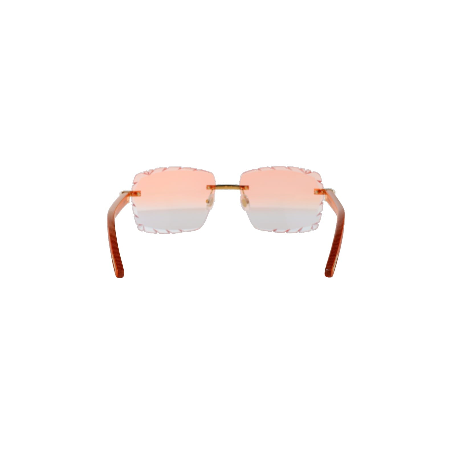 Cartier Custom Première C Horn and Wood Sunglasses by MEG
